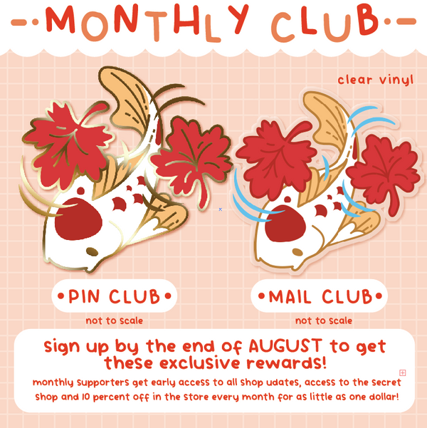 SEPTEMBER Monthly Club