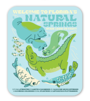 Florida Natural Springs Sticker