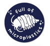 Full Of Microplastics Sticker