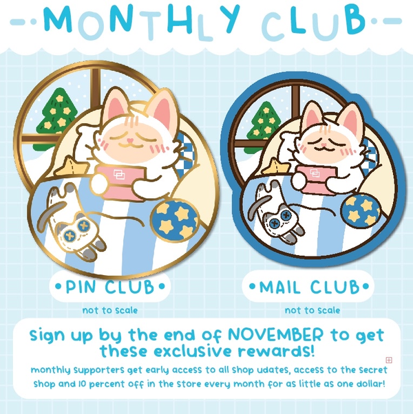 DECEMBER Monthly Club