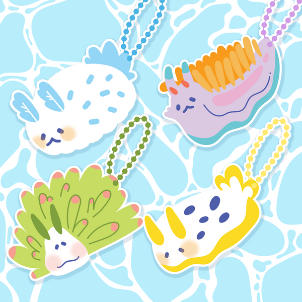 Nudibranch Frosted Charms