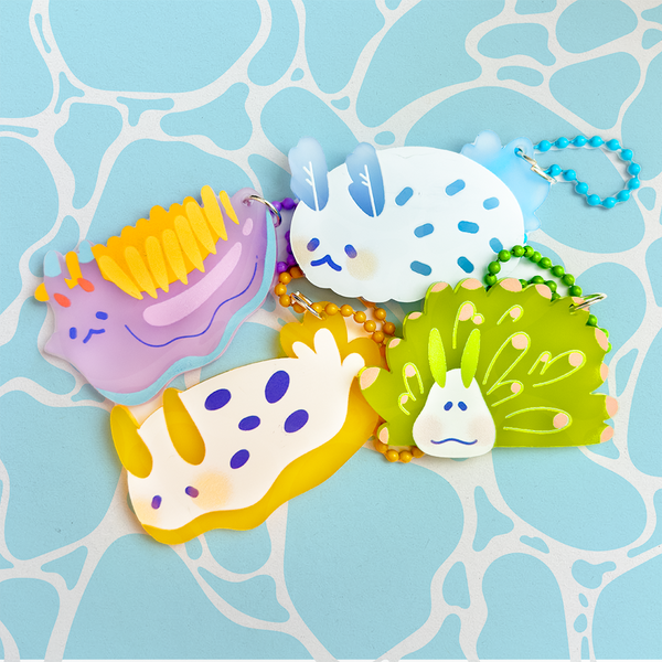 Nudibranch Frosted Charms