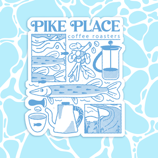 Pike Plvce Coffee Roasters Sticker