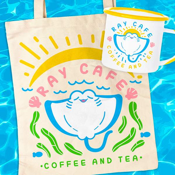 Ray Cafe Tote Bag