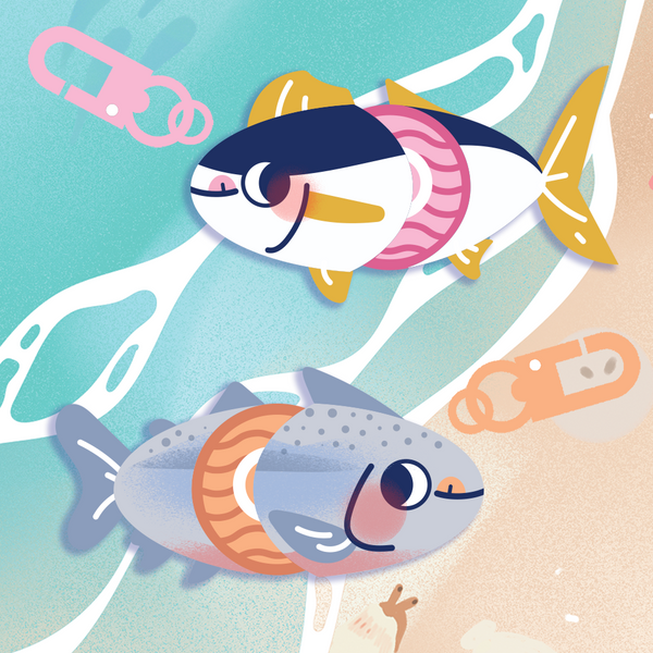 Tuna and Salmon Charms