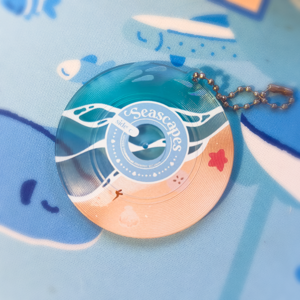 Seascapes Record Keychain