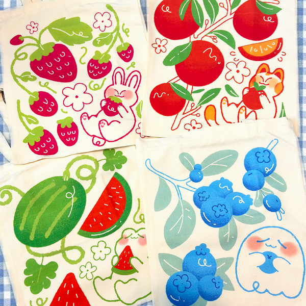 Fruit Tote Bags