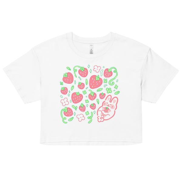 Strawbunny Crop top