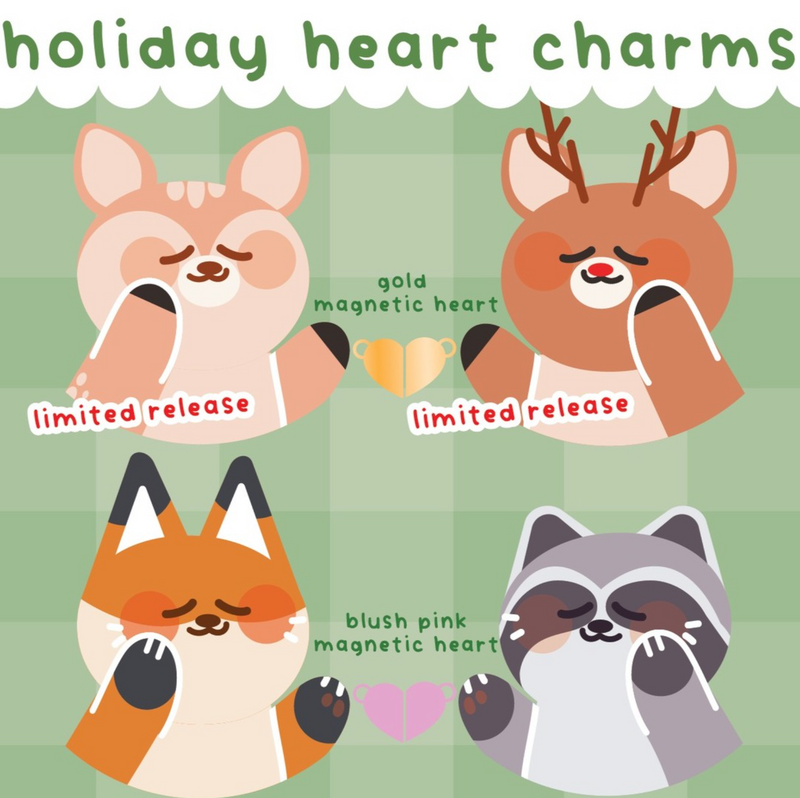Heart Magnet Charms