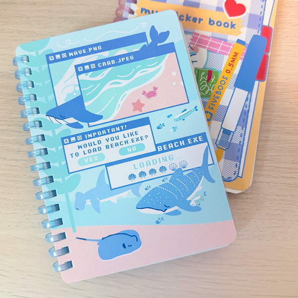 [PREORDER] Ocean.exe Reusable Sticker book