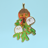 Boo Mistletoe Pin