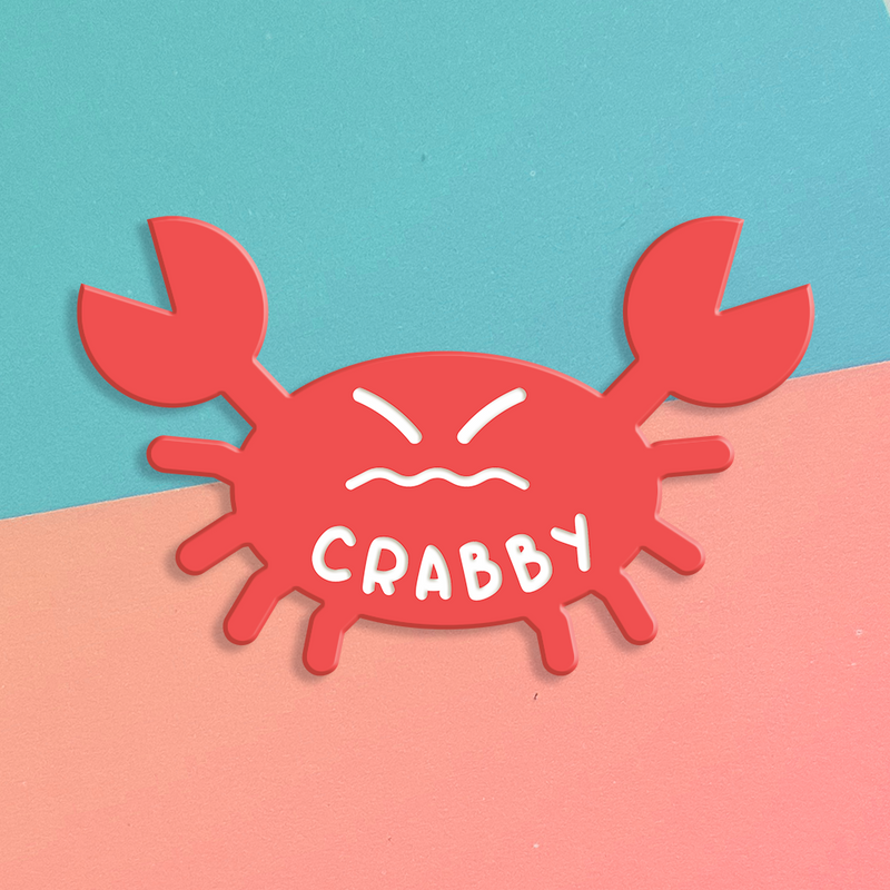 PREORDER Crabby Enamel Pin