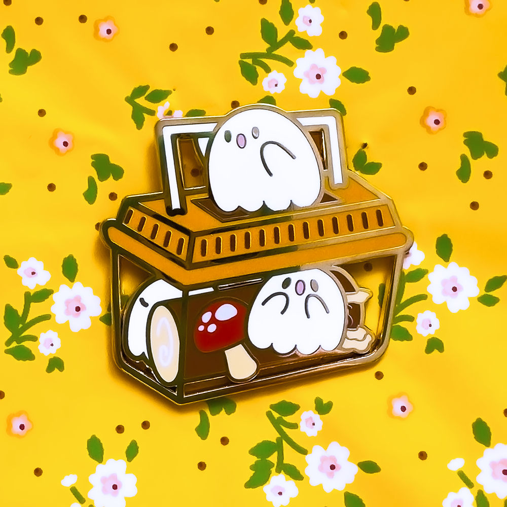 Ghost Collector Enamel Pins