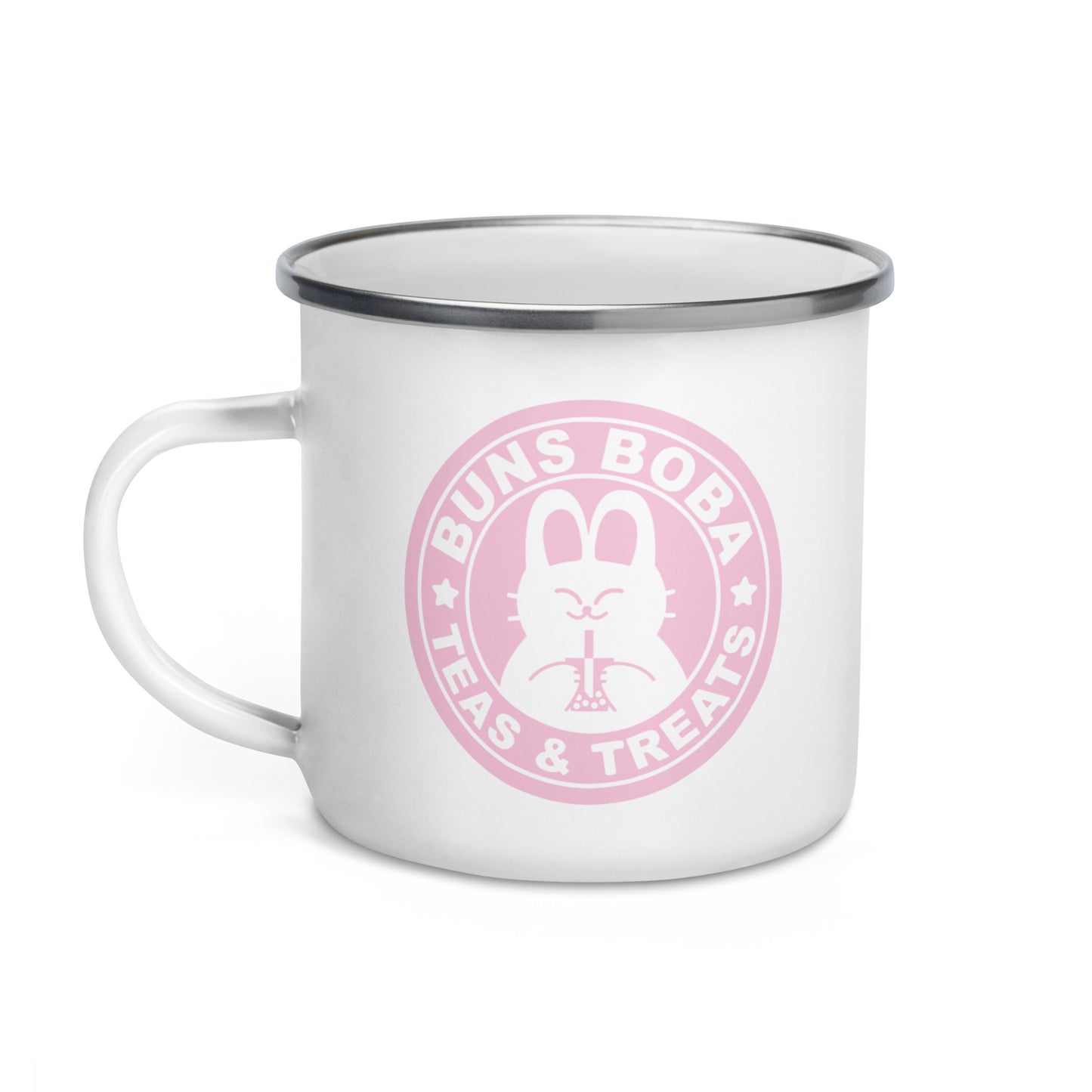 Buns Boba Enamel Mug