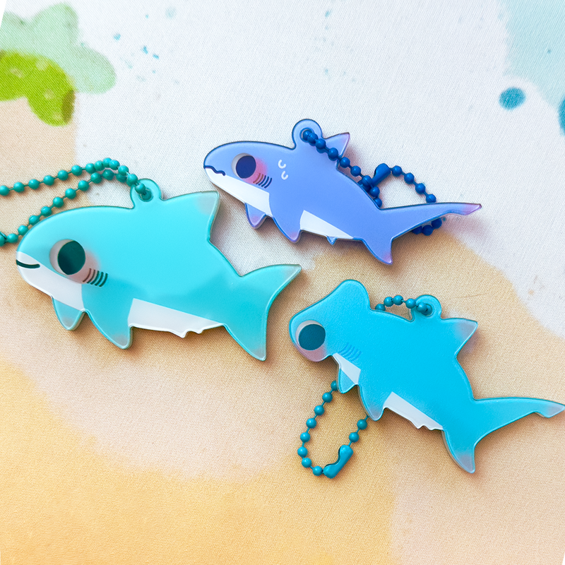 Side-eye  Shark Charms