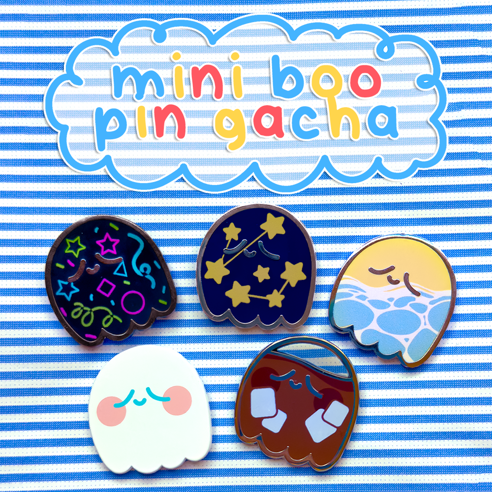 Mini Boo Pin Gacha Series 1