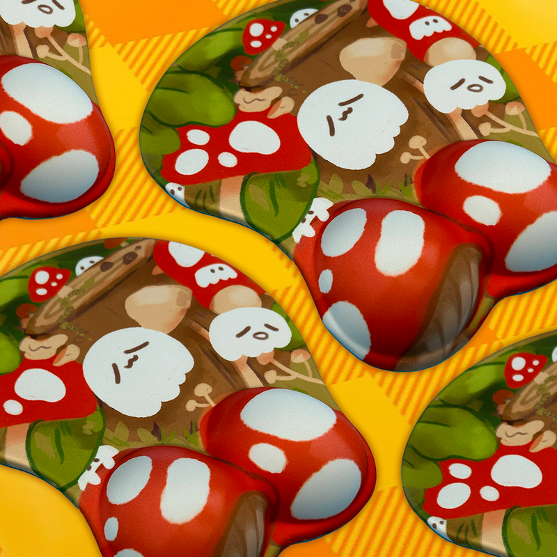 Mushroom Squishy Mousepad
