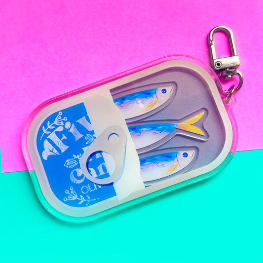 PREORDER Tinned Fish Shaker Charm