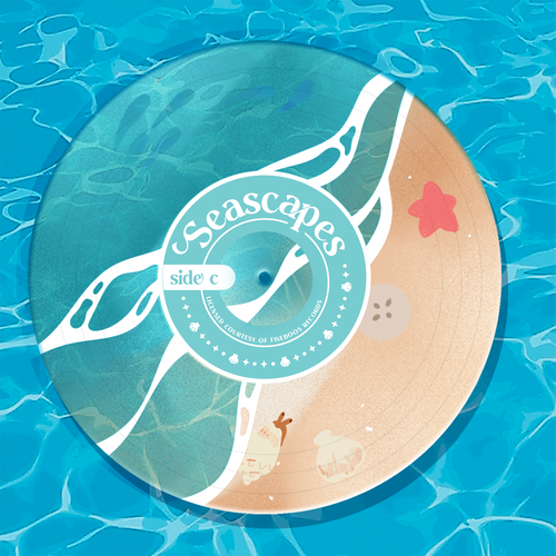 PREORDER Seascapes Record Coaster