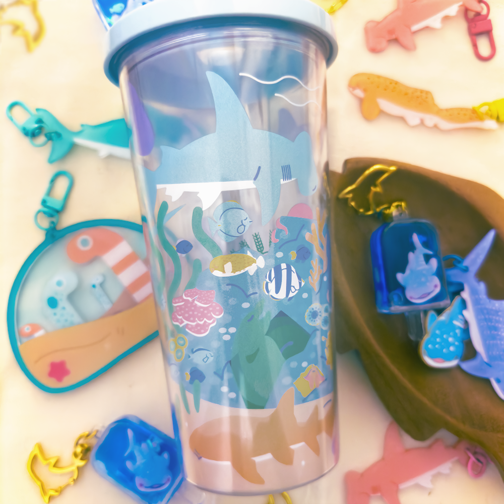 Seaside Boba Tumbler