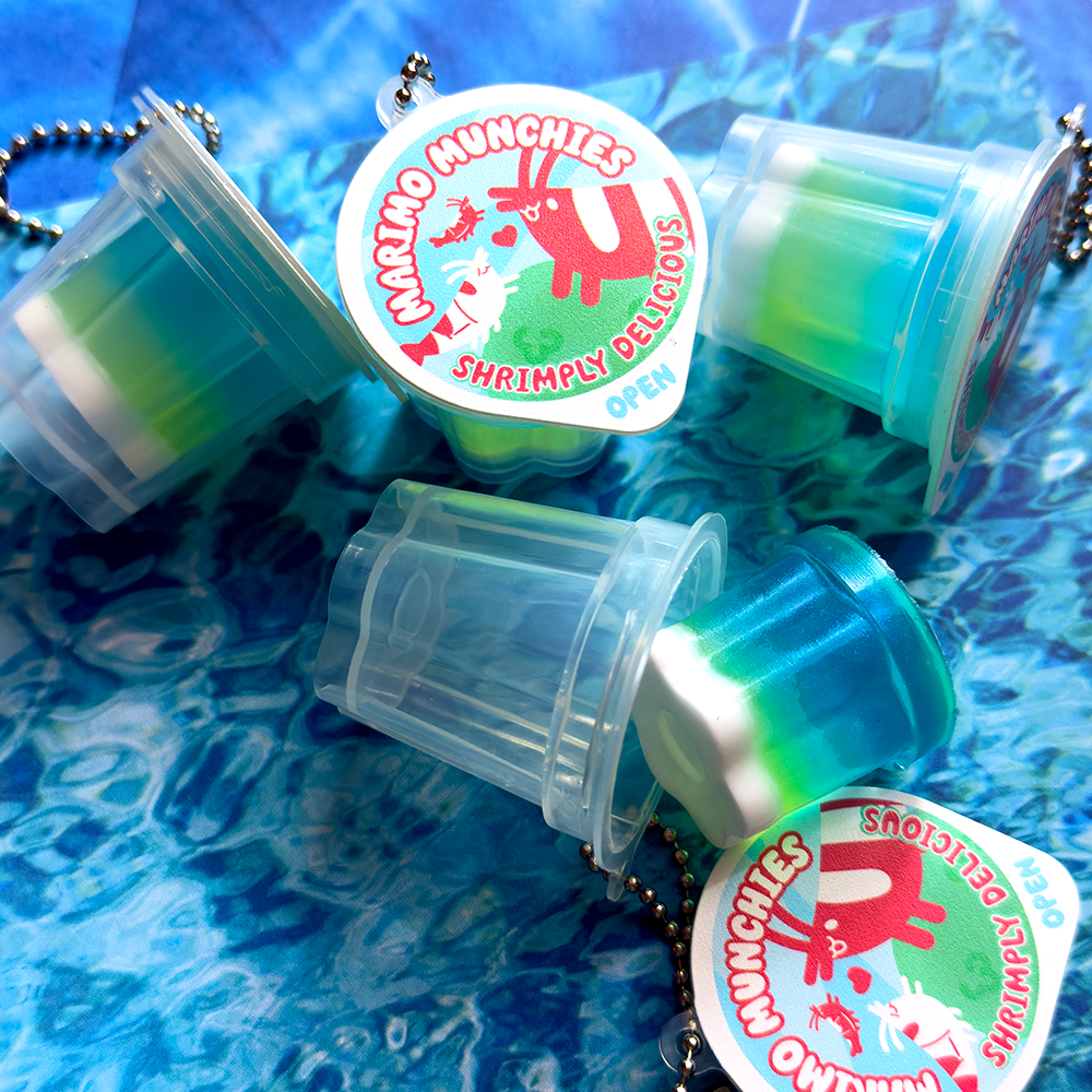 Marimo Shrimp Pudding Keychain – Fiveboos