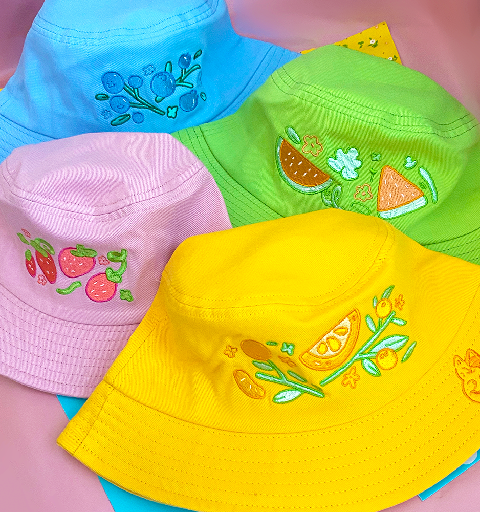 Fruit Bucket Hats – Fiveboos