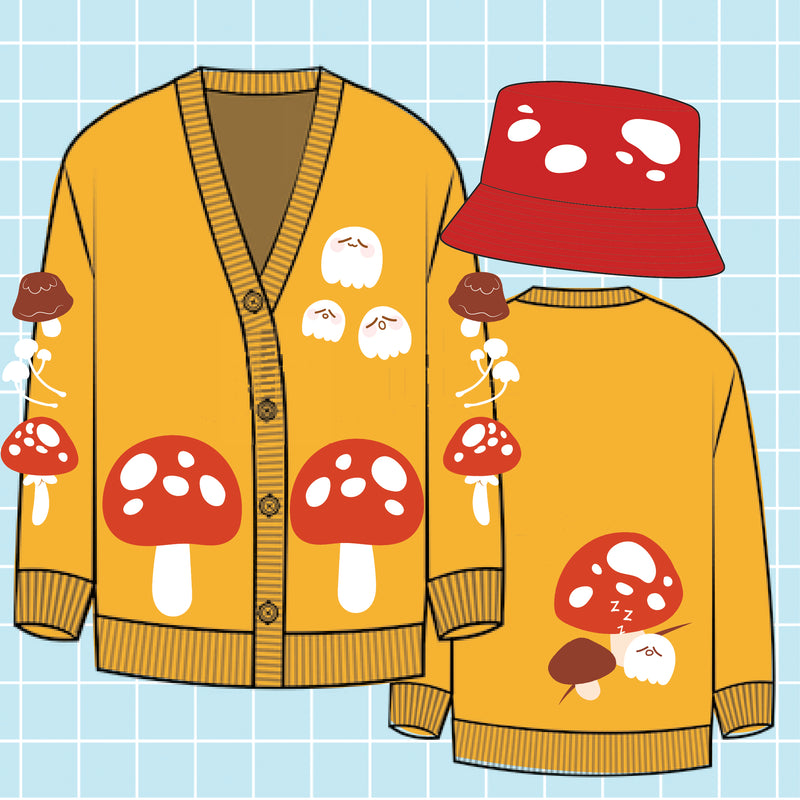 PREORDER Mushroom Cardigan