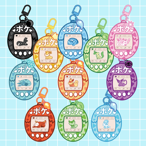 PREORDER Pokegotchi Charms (25 different styles!)