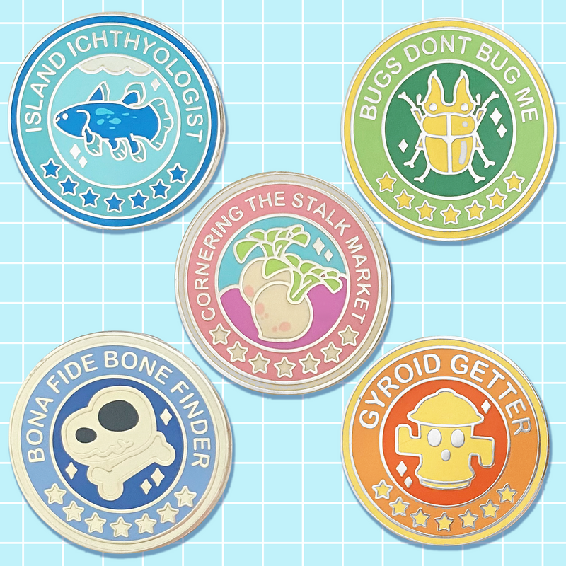 ACNH Scout Badge Pins – Fiveboos